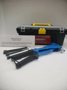 Nietenset 106 Stck. Gewinde Nutsert Nietenmutter Nietensetter Nietenbox Werkzeugset - Bild 1 von 8