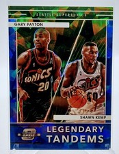 2021-22 Contenders Optic Legendary Tandems Blue Ice - Shawn Kemp, G. Payton /75