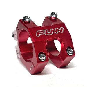 Funnduro MTB Stem, Bar Clamp 35mm (Length 35mm, Red) - Lightly Used - Picture 1 of 6