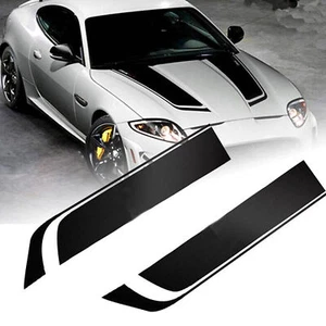 Universal Racing Hood Stripes Decal Vinyl Stickers Waterproof for Car SUV Truck - Picture 1 of 7
