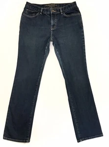 LAUREN JEANS Co Women 8 (30x31) Regular Straight Stretch Denim Blue Jean - Picture 1 of 11