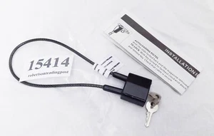 Allen 15 pulgadas bloqueo de cable recubierto acero 2 llaves se adapta a pistola bicicletas césped equipo 3 envío - Imagen 1 de 10