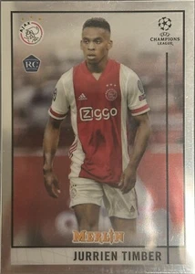 2020-21 Topps Merlin UEFA UCL Jürrien Timber #9 Rookie RC - Picture 1 of 2