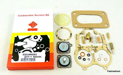 WEBER 32/36 DGAV CARB SERVICE KIT ORIGINAL WE444 WITH BASE GASKET & PUMP SPRING - Image 1 of 2