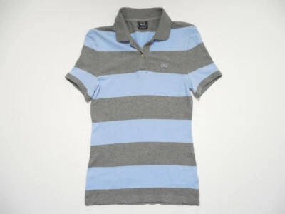 Le Tigre Striped Casual Stretch Juniors Womens Polo Shirt Top Small - Image 1 of 3