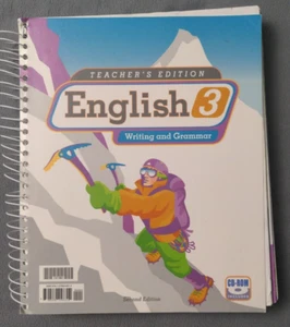 BJU Press English 3 Teacher’s Edition, Second Edition, CD-ROM, homeschool - Picture 1 of 4