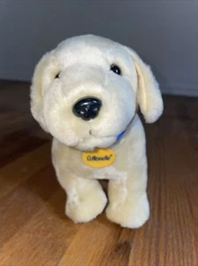 Cottonelle Golden Lab cucciolo cane blu oro collare peluche 10" pubblicità Kimberley Clark - Foto 1 di 8