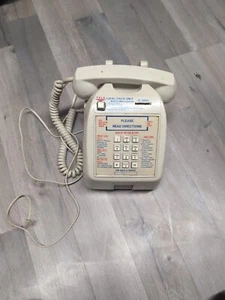 Model 727 Hotel Motel Lobby Desktop Coin Operated Payphone Telephone Phone. A9 - Picture 1 of 6