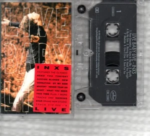 INXS - Live Baby Live - Cassette Tape Album - Picture 1 of 2