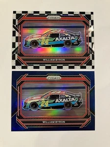 2023 prizm checkered flag William Byron 🏁HENDRICK🏁number matching 24/50 - Picture 1 of 9