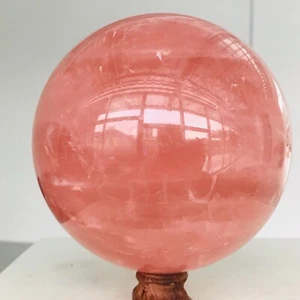 3815g Natural Pink Rose Quartz Crystal Sphere Mineral specimen Healing AH105 - Picture 1 of 15