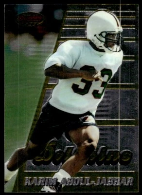 1996 Bowman's Best Karim Abdul-Jabbar Rookie Miami Dolphins #155 - Image 1 of 2