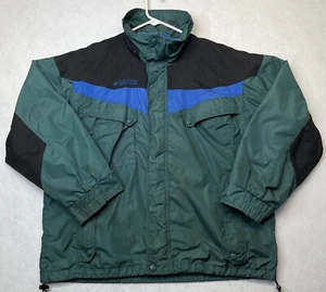 Columbia Sportswear Company Herren Jacke Double Zipper, Druckknöpfe Gr. L grün/schwarz - Bild 1 von 12