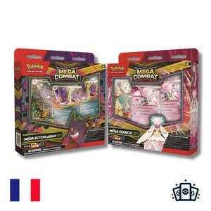 Lot de 2 Decks Mega Combat - Méga-Ectoplasma et Méga-Diancie Pokémon - Français - Foto 1 di 1