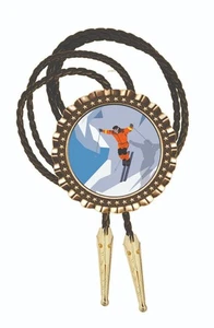 Corbata de esquí esquí pistas Dowhill Racer Bolo regalo para papá corbata accesorios - Imagen 1 de 1