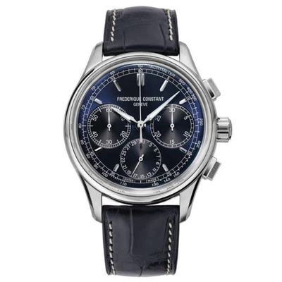 Frederique Constant Man Watch Geneve Classic FlyBack Chrono Blue FC-760N4H6 - Image 1 of 4