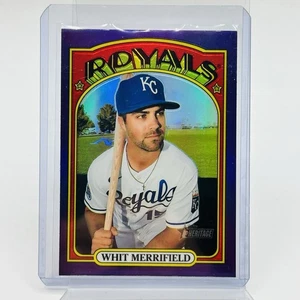 2021 Topps Heritage - Whit Merrifield #476 Purple Kansas City Royals - Bild 1 von 2