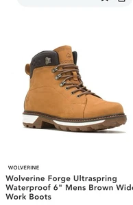 Wolverine NEU Ultraspring DuraShocks ELEKTRIKER Gefahrenstiefel 11,5 X-tra weit!! - Bild 1 von 7