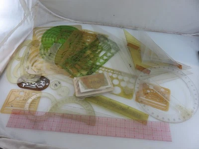 K&E Leroy Lietz Berol Etc. Technical Drafting Triangle Lettering Tools 38pc Lot - Image 1 of 4