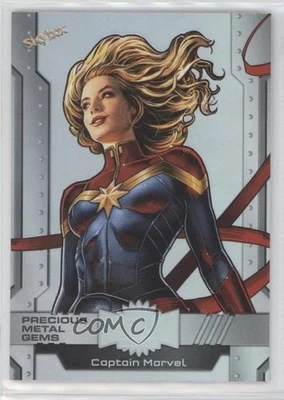 Skybox Metal Universe Avengers 2024 PMG diamante blanco/25 Capitana Marvel #11 p9m Foto 1 de 3