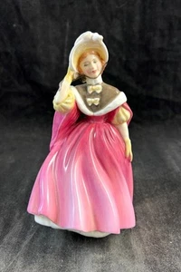 Royal Doulton Figurine Sunday Morning Woman in Pink Dress HN2184 - Picture 1 of 7