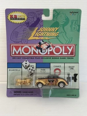JOHNNY LIGHTNING MONOPOLY - Gold 1933 Willy's w/Game Token. - Image 1 of 2