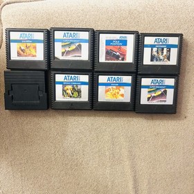 Lot of (8) Atari 5200 Original Games Galaxian Soccer Super Breakout Defender