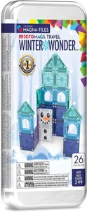 Tiles Winter Wonder 26Pc Magnetic Construction Building Travel Set Kid STEAM Toy - Picture 1 of 10