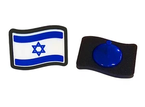Israel Israeli Golf Ball Marker Set of 2 Novelty Golf Marker Handmade Flag - Picture 1 of 5