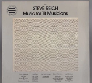 Orig '78 Promo STEVE REICH Music For 18 Musicians ECM LP EX Unplayed Avant Garde - Picture 1 of 3