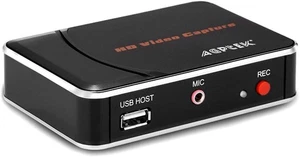 AGPTEK HD Game Capture 1080P HDMI Wideorejestrator Nagrywanie głosu - Zdjęcie 1 z 7