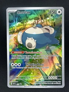 Pokémon TCG Snorlax Promo Holo Karte 151 Scharlachrot und Violett 051 MINT - Bild 1 von 2