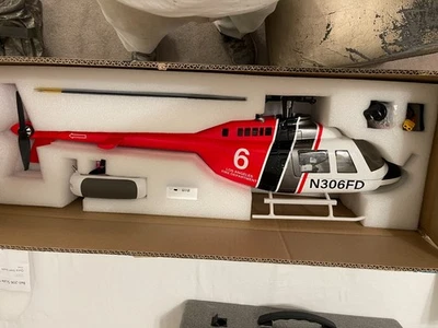 Fly Wing Bell-206 V3 6CH GPS 3D Hovering Auto Return RC RTF Helicopter - Image 1 of 4