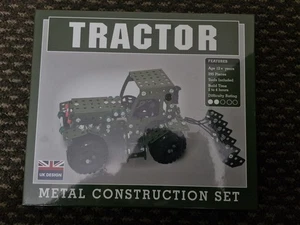 Tractor Metal Construction Set Farming Puzzle Building Kit Kids Boys Mens 12+ - Picture 1 of 5