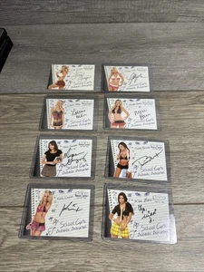 2007 SCALDABANCO SCUOLA RAGAZZE AUTOGRAFO CARD SET 1-8 - Foto 1 di 9