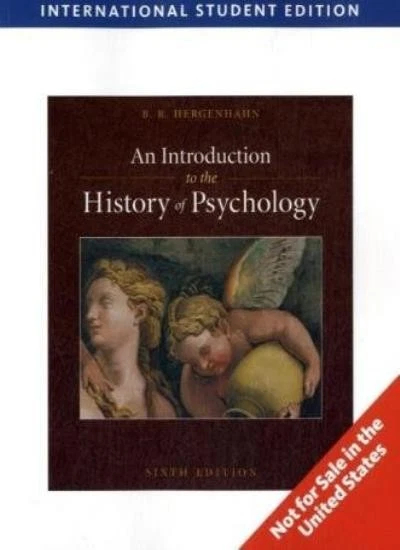 An Introduction to the History of Psychology, International Edit - Image 1 of 1