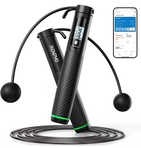 Smart Skipping Rope with Counter, Adjustable Jump Ropes for Fitness, Skip Rop... - Picture 1 of 9