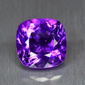 8.05CT Cushion_Sensational Unheated AAA+ Vivid Purple Amethyst _Bolivia - Picture 1 of 1