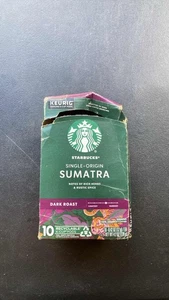 Cápsulas K-Cup tostadas oscuras Starbucks Sumatra para café Keurig Brewer 9 quilates - Imagen 1 de 3