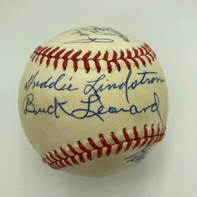 1970's HOF Multi Signed Baseball George Kelly Red Ruffing Stan Musial JSA - Image 1 of 4