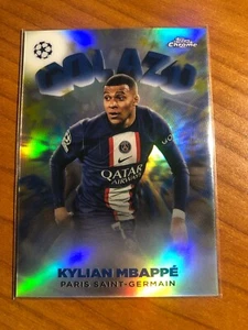Topps Chrome UEFA UCC 2023 KYLIAN MBAPPE GOLAZO G-13 PARIS SAINT GERMAIN NEW - Picture 1 of 2
