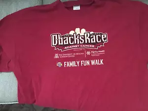 Arizona D-Backs Against Cancer Maroon Men's 2XL Cotton T-Shirt - Picture 1 of 6