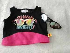 Build A Bear Clothing - Shine Bright sunglasses tank top & BABW SUNGLASSES. 20 - Bild 1 von 7