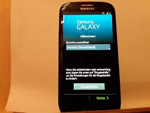 Handy Samsung Galaxy S3 GT I9300 schwarz ohne Simlock Smartphone - Bild 1 von 2