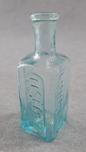 open pontil aqua Mc Lean's Volcanic Oil Liniment medicine 4" - Picture 1 of 8