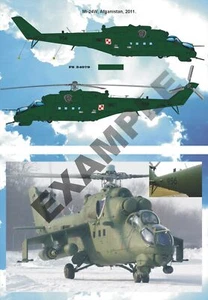 Calcomanías y máscara Montex 1/72 para esmalte Mi-24D/W AF - MD002-72 - Imagen 1 de 11