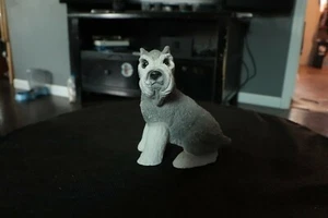 Stone Critters Light Shnauzer Dog SC089 USA - Picture 1 of 7