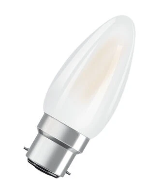 OSRAM B22D LED Lampe STAR mit Bajonettsockel 4W wie 40W warmweißes Licht - Bild 1 von 3