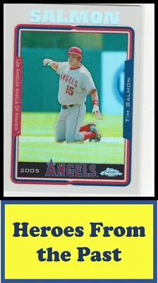2005 Topps Chrome Refractors #457 Tim Salmon 062-G - Image 1 of 2