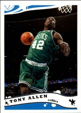 2005-06 Topps First Edition Boston Celtics Basketball Card #151 Tony Allen